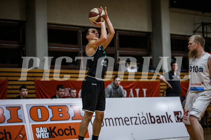 Basketball, Basketball Zweite Liga, Grunddurchgang 18.Runde, Mattersburg Rocks, Deutsch Wagram Aligators, Lukas Hofer (23)