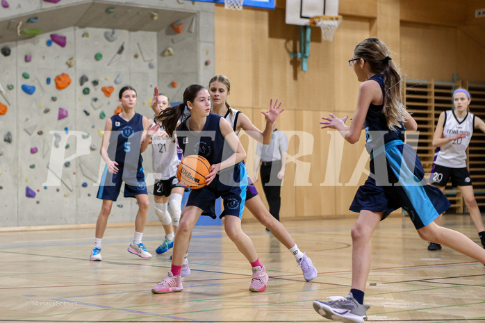 23.02.2025 Österreichischer Basketballverband 2024/25, SLWU14 Vienna United vs. Vienna Timberwolves