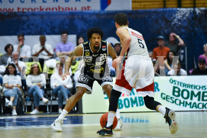 Win2Day Basketball Superliga 2022/23, Playoff,Finale Spiel 1, Swans Gmunden vs BC Vienna,