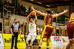 Basketball, Basketball Zweite Liga 2024/25, Grunddurchgang 6.Runde, Mattersburg Rocks, Traiskirchen Lions, Yann Grandperret (11)