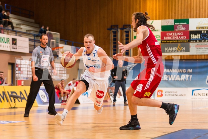 Basketball, ABL 2017/18, Grunddurchgang 9.Runde, Oberwart Gunners, BC Vienna, Sebastian Käferle (7)