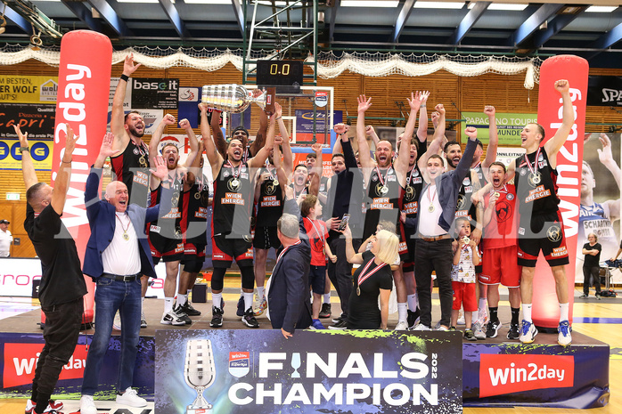 Basketball Superliga 2021/22, Finale Spiel 4 Gmunden Swans vs. BC Vienna