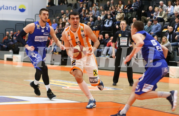 Basketball ABL 2017/18, Grunddurchgang 26.Runde BK Klosterneuburg Dukes vs. Oberwart Gunners