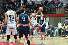 Basketball, Superliga 2023/24, Grunddurchgang 22. Runde, Flyers Wels vs. Vienna Timberwolves,
