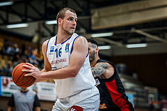Basketball, bet-at-home Basketball Superliga 2021/22, Grunddurchgang Runde 4, Oberwart Gunners, BC GGMT Vienna, Renato Poljak (16)