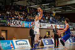 Basketball, Admiral Basketball Superliga 2019/20, Grunddurchgang 13.Runde, Oberwart Gunners, D.C. Timberwolves, Andrius Mikutis (5)