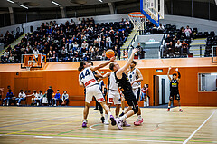 Basketball, Basketball Zweite Liga 2024/25, Grunddurchgang 11.Runde, Vienna Timberwolves, Mattersburg Rocks, Ivor Kuresevic (44), Asdren Drew Koka (22)