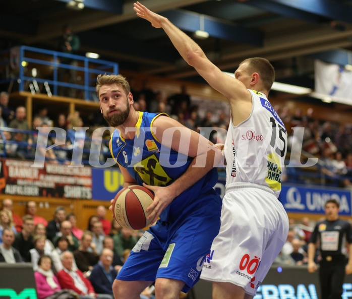 Basketball ABL 2017/18, Grunddurchgang 24.Runde Gmunden Swans vs. UBSC Graz