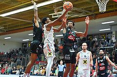 Basketball, Superliga 2024/25, Grunddurchgang 4.Runde, Flyers Wels vs. Kapfenberg,
