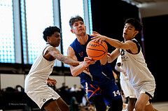 02.03.2025 Österreichischer Basketballverband 2024/25, SLMU16 Basket Flames WAT vs. FCN Baskets Wels