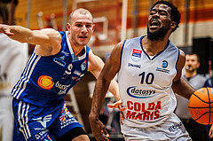 Basketball, win2day Basketball Superliga 2024/25, Playoffs Finale 2. Spiel
, BBC Nord Dragonz, Oberwart Gunners, Austen Awosika (10)