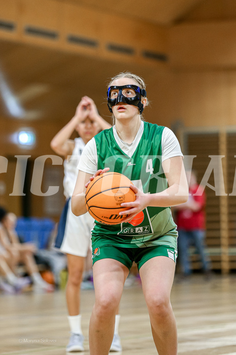 09.03.2025 Österreichischer Basketballverband 2024/25, SLWU16 Vienna Timberwolves vs. UBI Graz