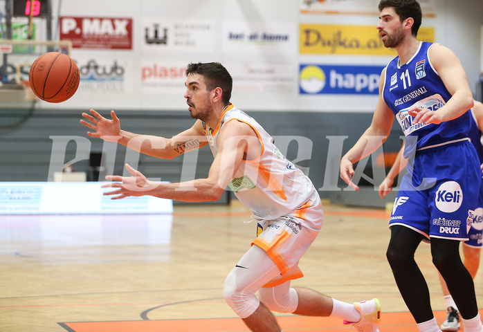 Basketball Superliga 2021/22, 7. Plazierungsrunde Klosterneuburg Dukes vs. Oberwart Gunners