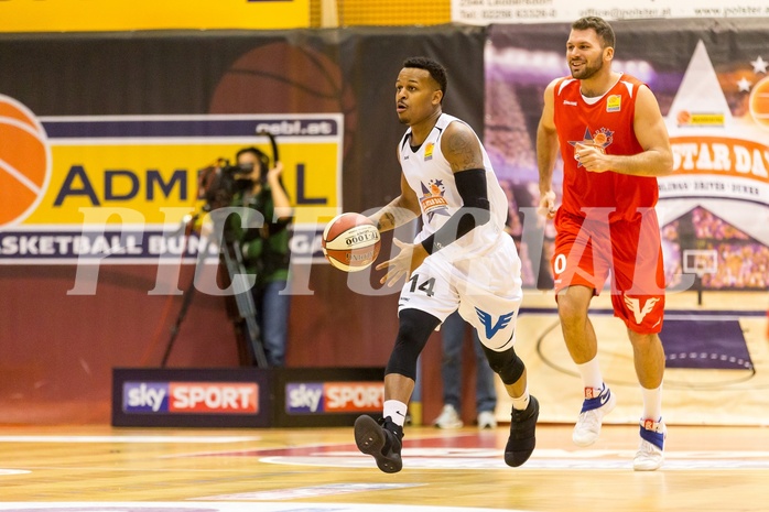 Basketball, ABL 2016/17, All Star Day 2017, Team Austria, Team International, Dejuan Wright (14) - WBC