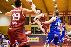 Basketball, ABL 2017/18, Grunddurchgang 14.Runde, Traiskirchen Lions, Oberwart Gunners, Florian Trmal (12)