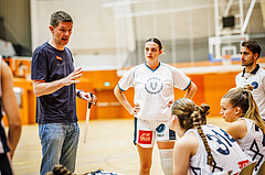 Basketball, Win2Day Basketball Damen Superliga 2023/24, Grunddurchgang 2.Runde, Vienna Timberwolves, DBB LZ OÖ, Hubert Schmidt (Head Coach)