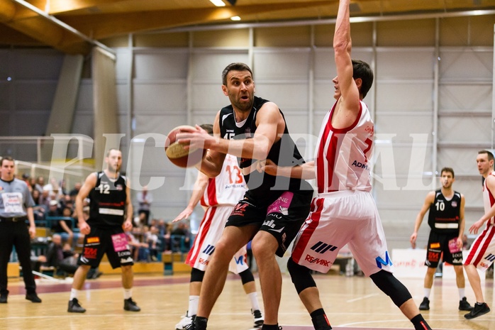 Basketball, 2.Bundesliga, Playoff Semifinale Spiel 3, UBC St.Pölten, Mattersburg Rocks, Ramiz Suljanovic (15)