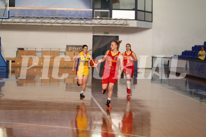 FIBA Europe EC U20 Women Division B Romania vs Montenegro