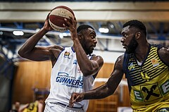 Basketball, ABL 2018/19, Grunddurchgang 27.Runde, Oberwart Gunners, UBSC Graz, Christopher Tawiah (14)