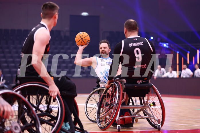 19.01.2025, Graz, Raiffeisen Sportpark, Rollstuhl BB Cup 2025, Finale, Flinkstones Graz vs Sitting Bulls Klosterneuburg,  