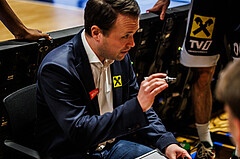 Basketball, win2day Basketball Superliga 2024/25, Grunddurchgang Runde 18, BBC Nord Dragonz, Gmunden Swans, Thomas Crab (Head Coach)