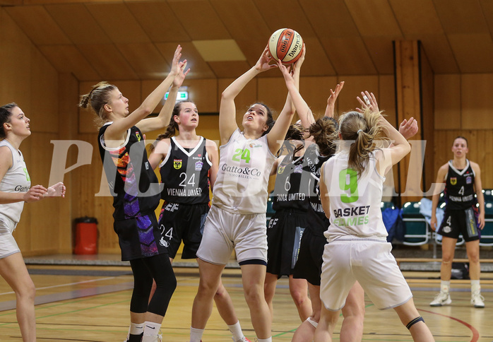 Basketball Damen Superliga 2021/22, Grunddurchgang 8.Runde Basket Flames vs. Vienna United


