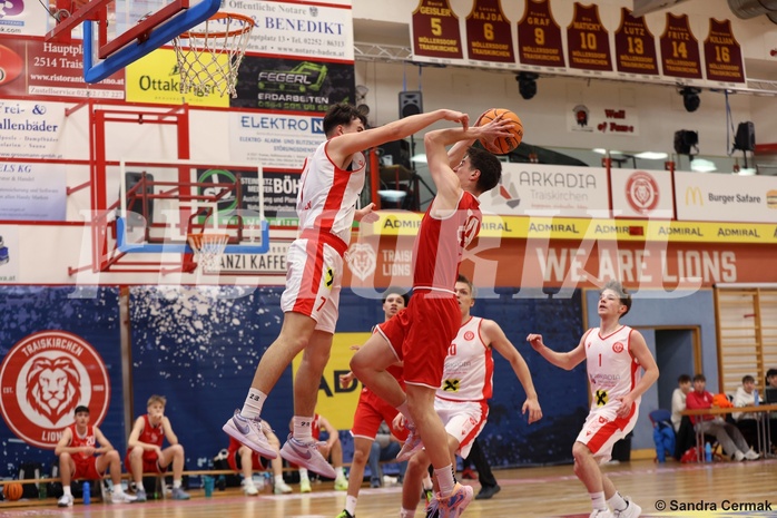 Basketball Superliga 2024/25, SLMU19 Traiskirchen Lions Academy vs. SG Salzkammergut



