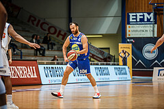 Basketball, Admiral Basketball Superliga 2019/20, Grunddurchgang 11.Runde, Gunners Oberwart, Gmunden Swans, Enis Murati (4)