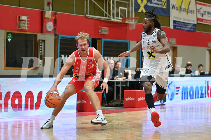 Basketball, Superliga 2024/25, Grunddurchgang 10.Runde, Flyers Wels vs. Traiskirchen Lions,
