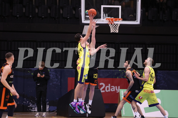 06.01.2023, Graz, Raiffeisen Sportpark Graz, Basketball Superliga 2022/23, Grunddurchgang, Runde 15, UBSC Raiffeisen Graz vs. CITIES Panthers Fürstenfeld