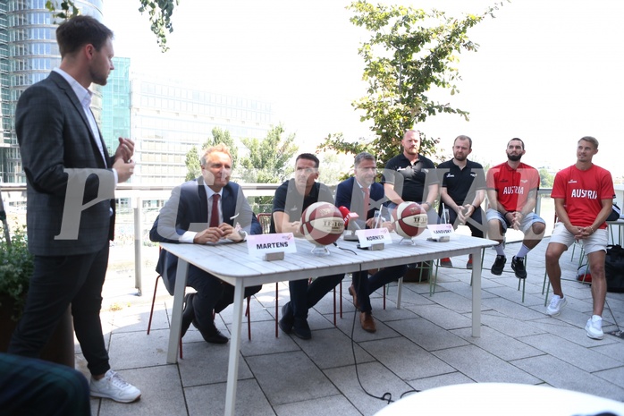 Basketball ÖBV 2019, Pressekonferenz  vs. 


