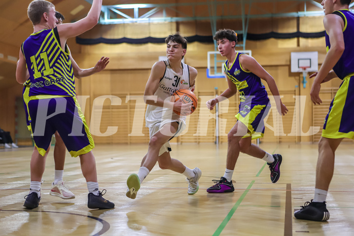 20.10.2024 Österreichischer Basketballverband 2024/25, SLMU16,Basket Flames vs. UBSC Graz


