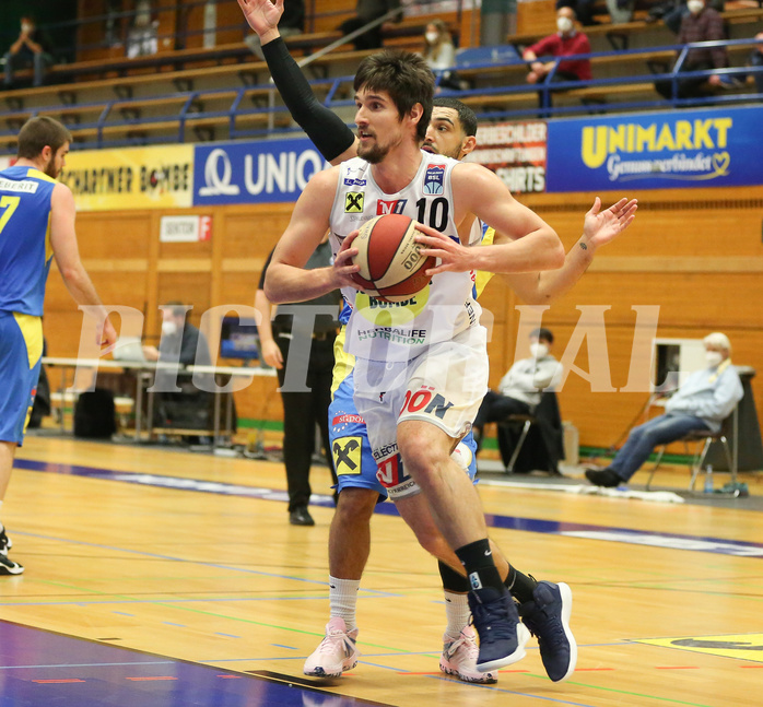 Basketball Superliga 2020/21, 2.Plazierungsrunde Gmunden Swans vs. SKN St.Pölten