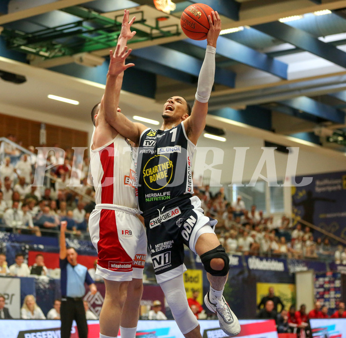 Basketball Superliga 2022/23, Playoff, Finale Spiel 3 Gmunden Swans vs. BC Vienna


