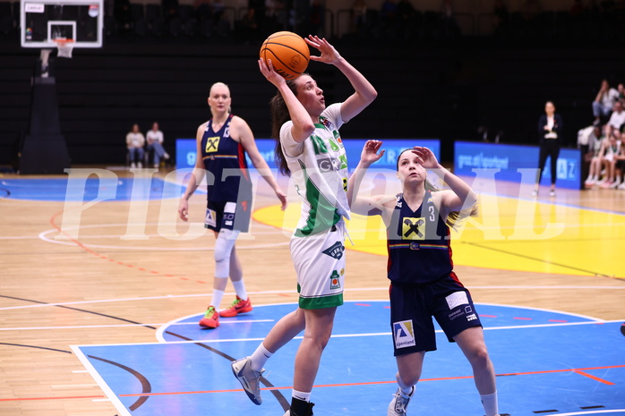 01.04.2024, Graz, Raiffeisen Sportpark, Basketball Damen Superliga 2023/24, Finale, Spiel 2, UBI Holding Graz - SKN St. Pölten Frauen ,  