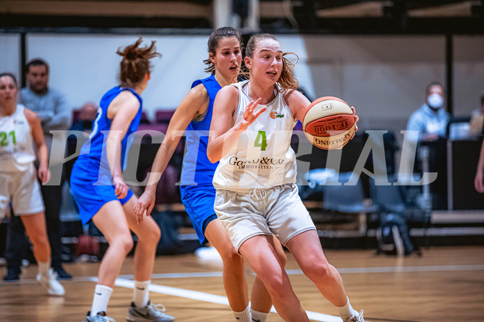 Basketball Basketball Damen Superliga 2021/22, Damen CUP Semifinale Basket Flames vs. Vienna D.C. Timberwolves

