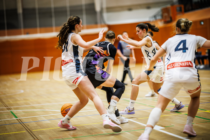 Basketball, Win2Day Basketball Damen Superliga 2024/25, Grunddurchgang 11.Runde, Vienna Timberwolves, Vienna United, Antonia Reissner (9)