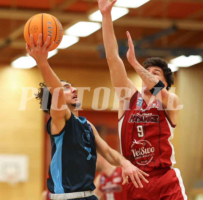 Basketball Zweite Liga 2024/25, Grunddurchgang 15.Runde Mistelbach Mustangs vs. Vienna Timberwolves