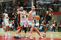 Basketball, Superliga 2023/24, Grunddurchgang 15. Runde, Flyers Wels vs. Fürstenfeld Panthers,
