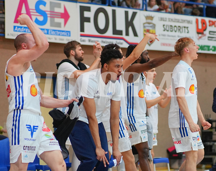 Basketball Superliga 2024/25, Playoffs, Viertelfinale Spiel 1 Oberwart Gunners vs. Kapfenberg Bulls