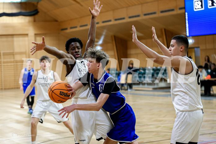 16.02.2025 Österreichischer Basketballverband 2024/25, SLMU16 Basket Flames WAT vs SG Salzkammergut