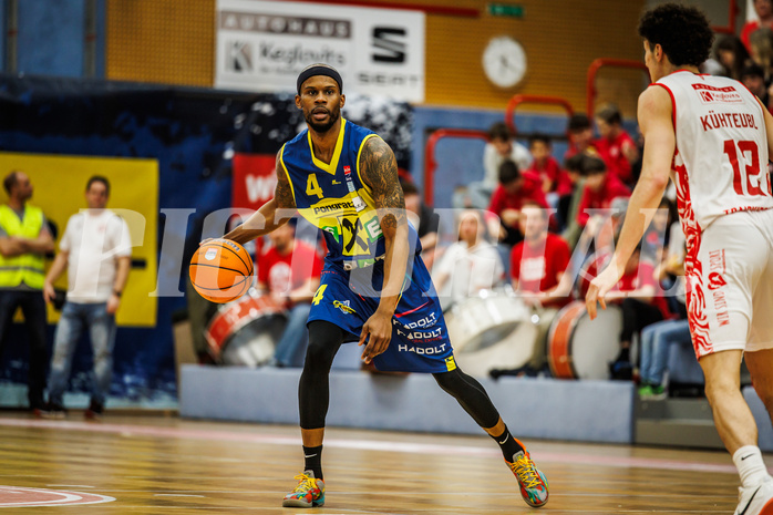 Basketball, win2day Basketball Superliga 2024/25, Grunddurchgang 18.Runde, Traiskirchen Lions, UBSC Graz, Jeremy Smith (4)