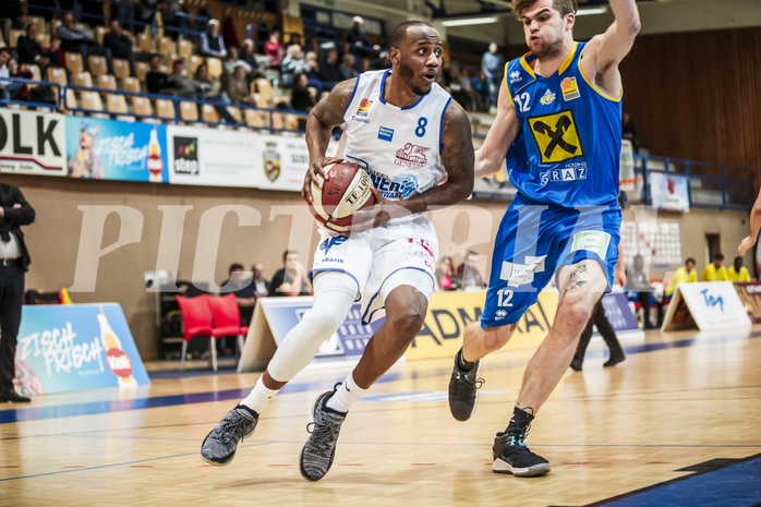 Basketball, ABL 2018/19, Grunddurchgang 9.Runde, Oberwart Gunners, UBSC Graz, Justin Coleman (8)