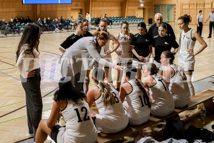 22.02.2025 Österreichischer Basketballverband 2024/25, SLWU19 Basket Flames UNION vs Basket Duchess