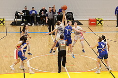 04.02.2023, Graz, Raiffeisen Sportpark, Basketball Damen Superliga 2022/23, Grunddurchgang 1.Runde, UBSC-DBBC Graz vs. DBB LZ OÖ,  