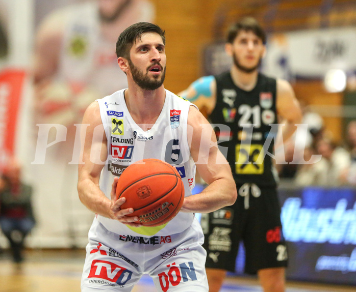 Basketball Superliga 2022/23, Playoff, Semifinale Spiel 3 Gmunden Swans vs. Flyers Wels


