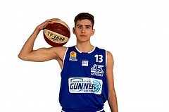 Basketball, ABL 2018/19, Media, Oberwart Gunners, Stefan Blazevic (13)