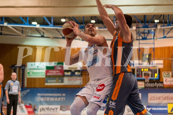 Basketball, ABL 2017/18, Grunddurchgang 17.Runde, Oberwart Gunners, Klosterneuburg Dukes, Benjamin Blazevic (12)