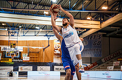 Basketball, bet-at-home Basketball Superliga 2020/21, Grunddurchgang, 11. Runde, Oberwart Gunners, Vienna D.C. Timberwolves, Ignas Fiodorovas (5)