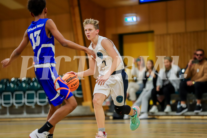 19.10.2024 Österreichischer Basketballverband 2024/25, SLMU14, Vienna Timberwolves vs. FCN Raiffeisen Baskets Wels

